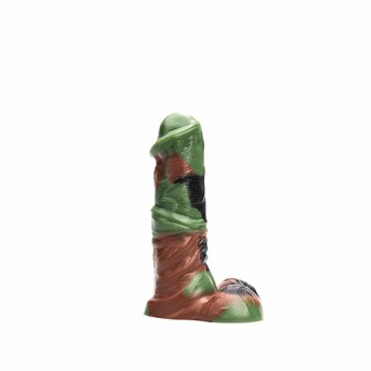 Kiotos Revolt - Dildo Fantasie - Green Army - Nr. 01 - Medium - 18 x 5,5 cm