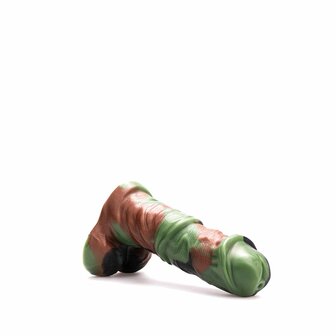 Kiotos Revolt - Dildo Fantasie - Green Army - Nr. 01 - Medium - 18 x 5,5 cm