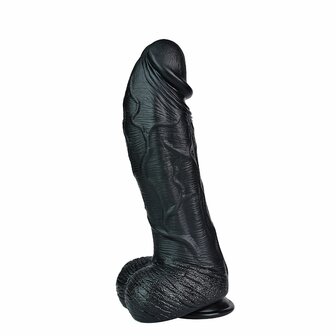 Kiotos Cox Mega Dildo Nr. 6 - 28 x 7,4 cm - Zwart