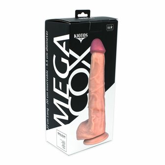 Kiotos Cox Mega Dildo Nr. 7 - 27 x 5.5 cm - Lichte Huidskleur