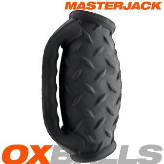 Oxballs - Masterjack - Masturbator Sleeve- Dubbelzijdig - Black Ice