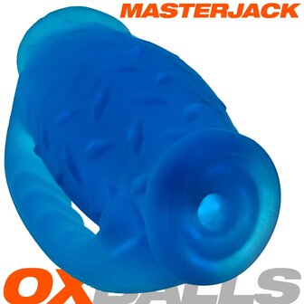 Oxballs - Masterjack - Masturbator Sleeve- Dubbelzijdig - Blue Ice