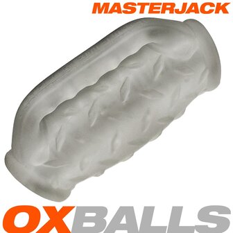 Oxballs - Masterjack - Masturbator Sleeve- Dubbelzijdig - Clear Ice