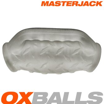 Oxballs - Masterjack - Masturbator Sleeve- Dubbelzijdig - Clear Ice