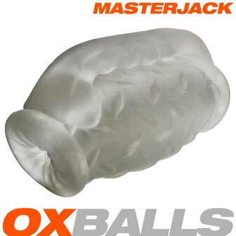 Oxballs - Masterjack - Masturbator Sleeve- Dubbelzijdig - Clear Ice