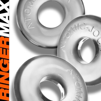 Oxballs - Ringer MAX - Cockring - 3 stuks - Transparant