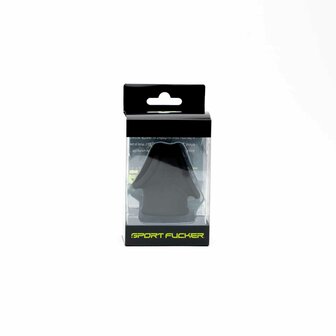 Sport Fucker - Siliconen Cock Tube - Cockring en Ballstretcher - Zwart