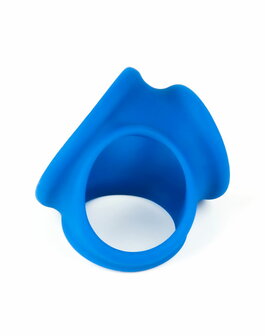 LoveToy - Pinnacle Pro - Trio Grip Enhancer Cockring - Blauw