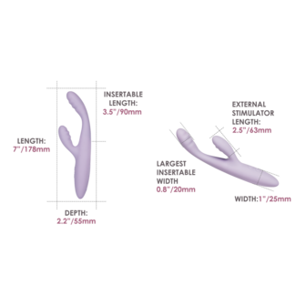 Svakom - Cici 2+ Verwarmende G-Spot Vibrator Met Flexibele Kop - Met App Control - Lila (kopie)