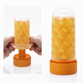 Tenga Arte Weave Masturbator.- Geel/Oranje