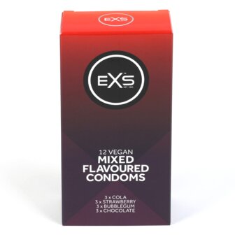 EXS Flavored Condooms Mix - 12 stuks