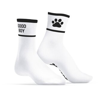 SneakXX - Sneaker Sokken GOOD BOY - Wit/Zwart