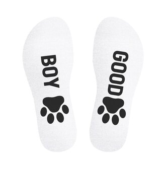 SneakXX - Sneaker Sokken GOOD BOY - Wit/Zwart