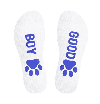 SneakXX - Sneaker Sokken GOOD BOY - Wit/Blauw