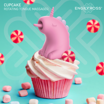 ER - Cupcake Unicorn - Clitoris Vibrator met 360&deg; Roterende Tong - Roze