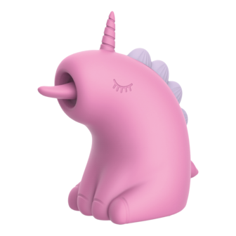 ER - Cupcake Unicorn - Clitoris Vibrator met 360&deg; Roterende Tong - Roze