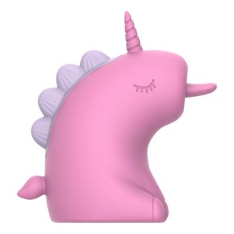 ER - Cupcake Unicorn - Clitoris Vibrator met 360&deg; Roterende Tong - Roze