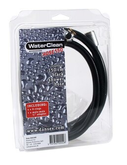 WaterClean - Zwarte Doucheslang - 150 cm