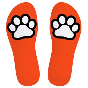 SneakXX - Sneaker Sokken PAW - Neon Oranje