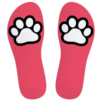 SneakXX - Sneaker Sokken PAW - Neon Roze