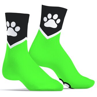 SneakXX - Sneaker Sokken PAW - Neon Groen