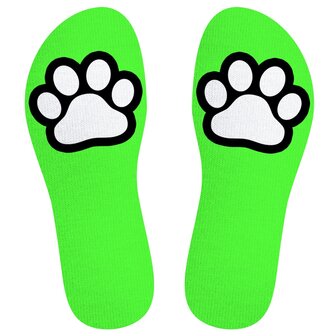 SneakXX - Sneaker Sokken PAW - Neon Groen