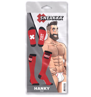 SneakXX - Voetbal Sokken FIST - Rood