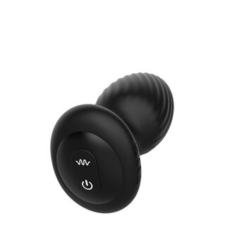 Nexus - Tornado - Vibrerende Buttplug - Zwart - Maat L