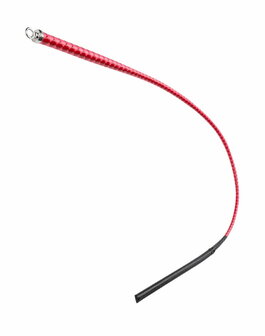 RISE - BDSM Zweep - Feather Slim Single Tail - Rood/Roze