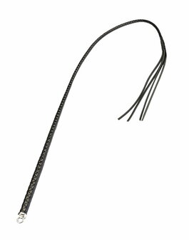 RISE - BDSM Zweep - Feather Single Tail - Zwart