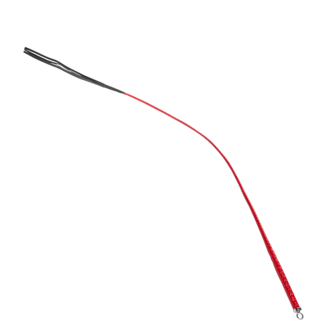 RISE - BDSM Zweep - Feather Single Tail - Rood