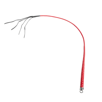 RISE - BDSM Zweep - Feather Single Tail - Rood