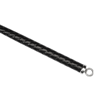 RISE - BDSM Zweep - Feather Hard Single Tail - Zwart/Paars