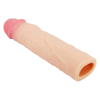 Pretty Love - Chelsey - Realistische Penis Sleeve - 225mm - Lichte Huidskleur
