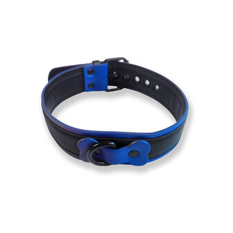 Brutus Vegan Puppy Collar - Zwart/Blauw