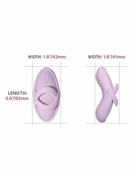 Svakom - Echo 2 - Flexibele Vinger Vibrator - App Control - Pink Lilac