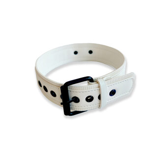 Brutus Vegan Puppy Collar - Wit