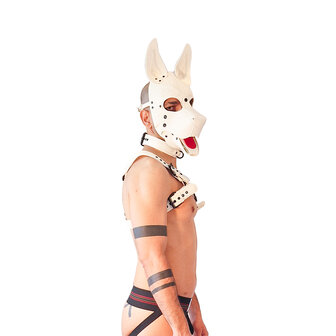 Brutus Vegan Puppy Harnas - Wit - Maat L/XL