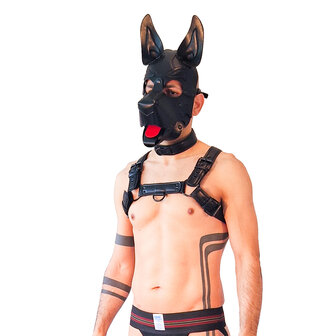 Brutus Vegan Puppy Harnas - Zwart - Maat S/M
