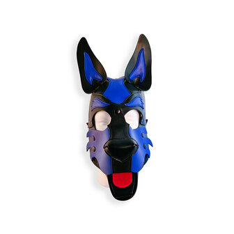Brutus Vegan Puppy Hood - Zwart/Blauw