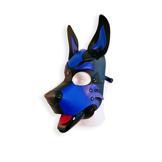 Brutus Vegan Puppy Hood - Zwart/Blauw