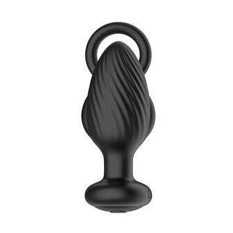 Nexus - Tornado - Vibrerende Buttplug met Cockring en Scrotumring