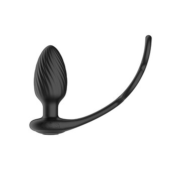 Nexus - Tornado - Vibrerende Buttplug met Cockring en Scrotumring