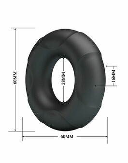 Crazy Bull - Arvell - Cockring - Model 12 - Zwart