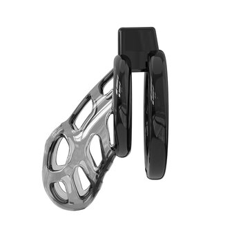 Cellmate - Gladiator - Flexibele Kuisheidskooi - Peniskooi - Met Verwijderbare Kathether Plug - Maat 2