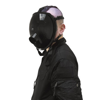 Gasmaster - Zwart MSX Smoke Full Visor Gas Mask