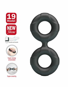 Crazy Bull - Radwan - Cockring - Model 19 - Zwart