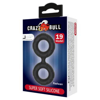 Crazy Bull - Radwan - Cockring - Model 19 - Zwart