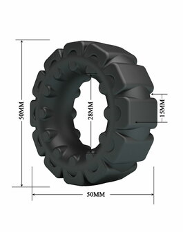 Crazy Bull - Laiden - Cockring - Model 5 - Zwart