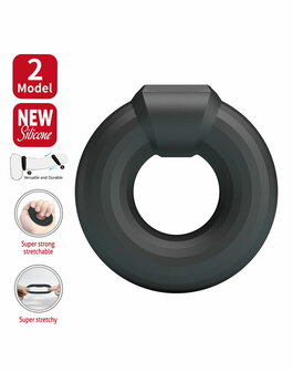 Crazy Bull - Kayke - Cockring - Model 2 - Zwart